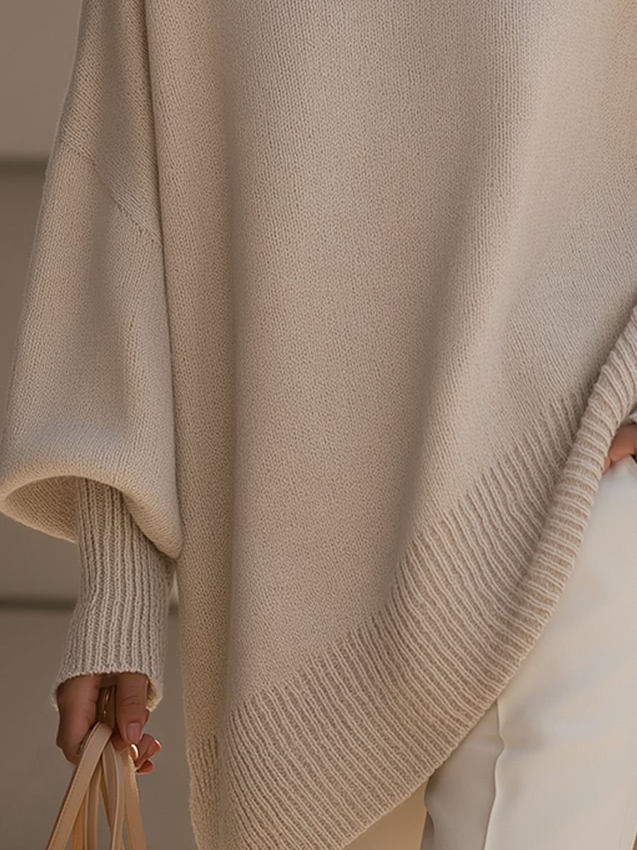 Clare - Chic Oversized Drape Sweater