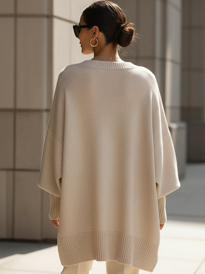 Clare - Chic Oversized Drape Sweater