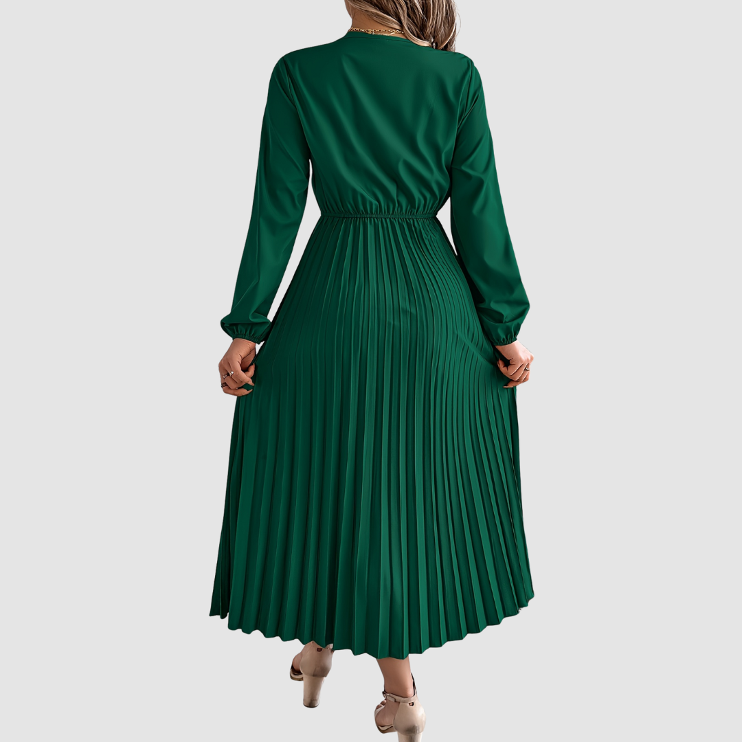 Rosalind Quinn - Lace V-Neck A-Line Dress