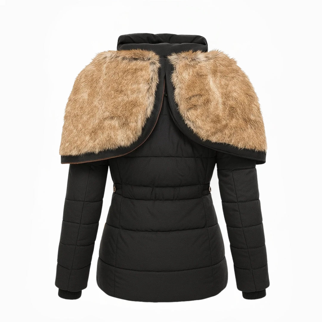 Anna – Luxe Winter Fur Hood Parka