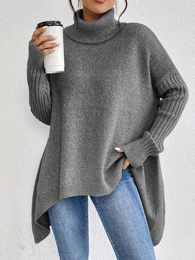 Isla - Cozy Turtleneck Oversized Sweater