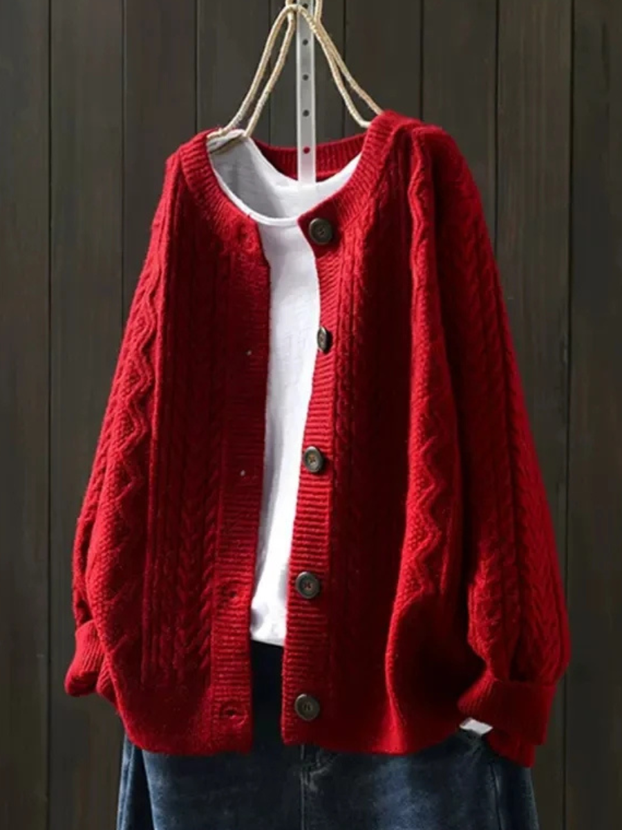 LORENZA | CABLE CARDIGAN
