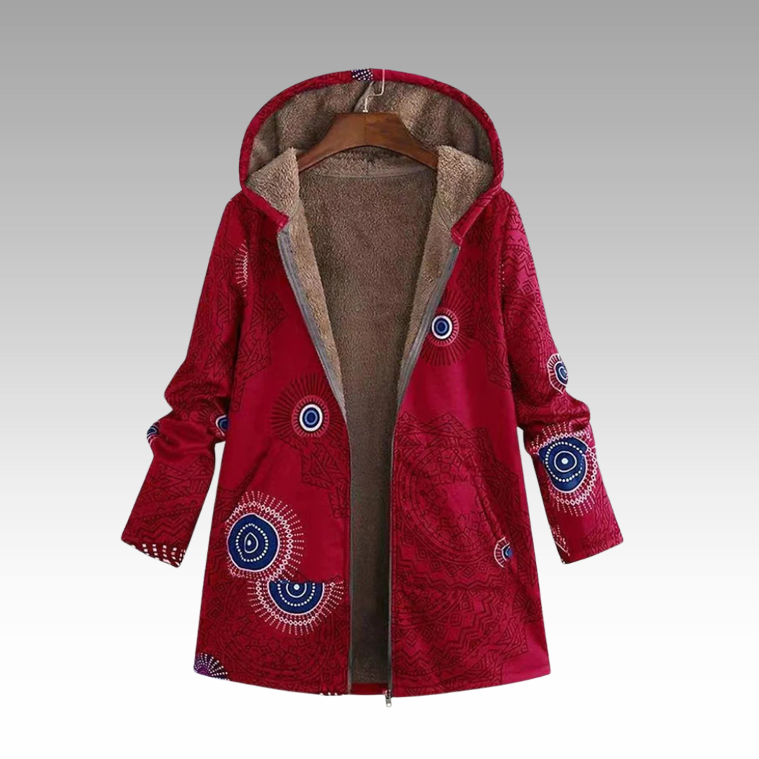 Cozeva - Boho Warm Hooded Coat