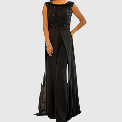 Zoraida Quinn - Stylish Sleeveless Jumpsuit Dress