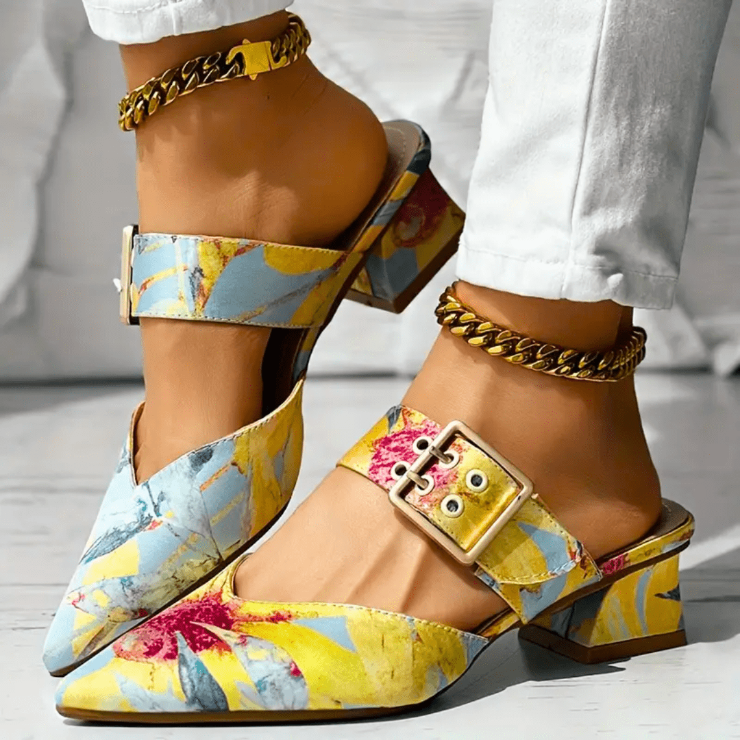 Bello - Brights Rainbow Heels
