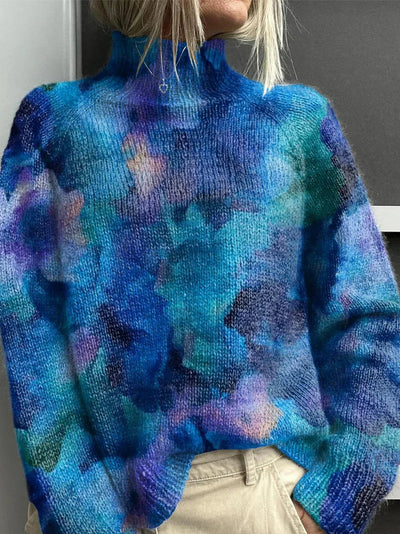 Ashley - Artistic Turtleneck Sweater