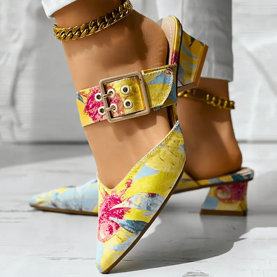 Bello - Brights Rainbow Heels