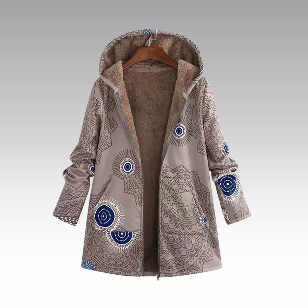Cozeva - Boho Warm Hooded Coat