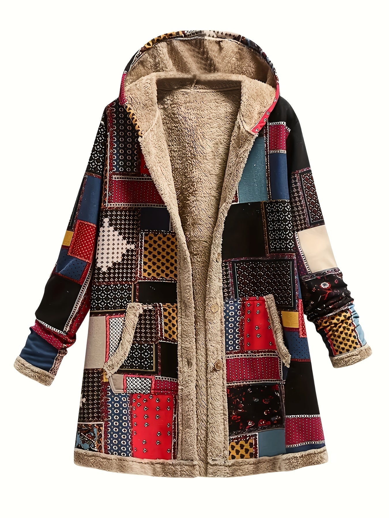 Maelle - Boho Patchwork Coat