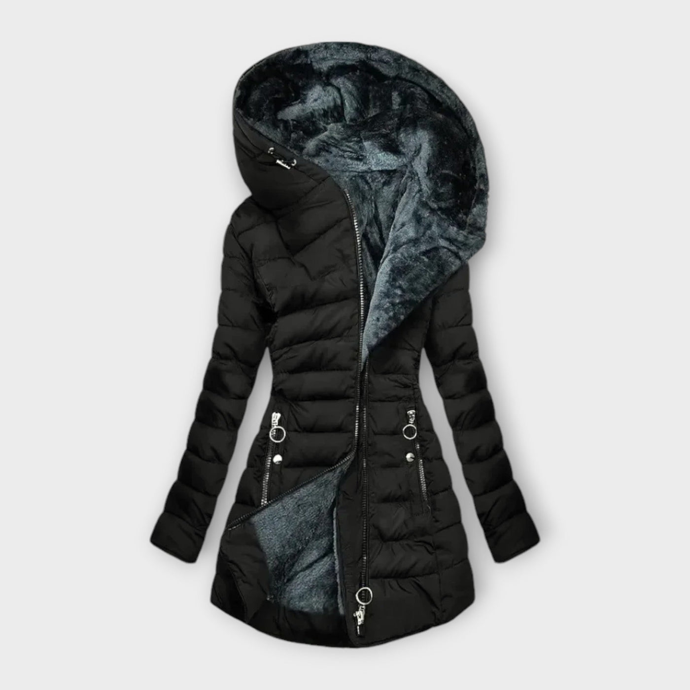Ruth - Elegant Winter Warm Hooded Coat