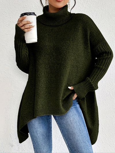 Isla - Cozy Turtleneck Oversized Sweater