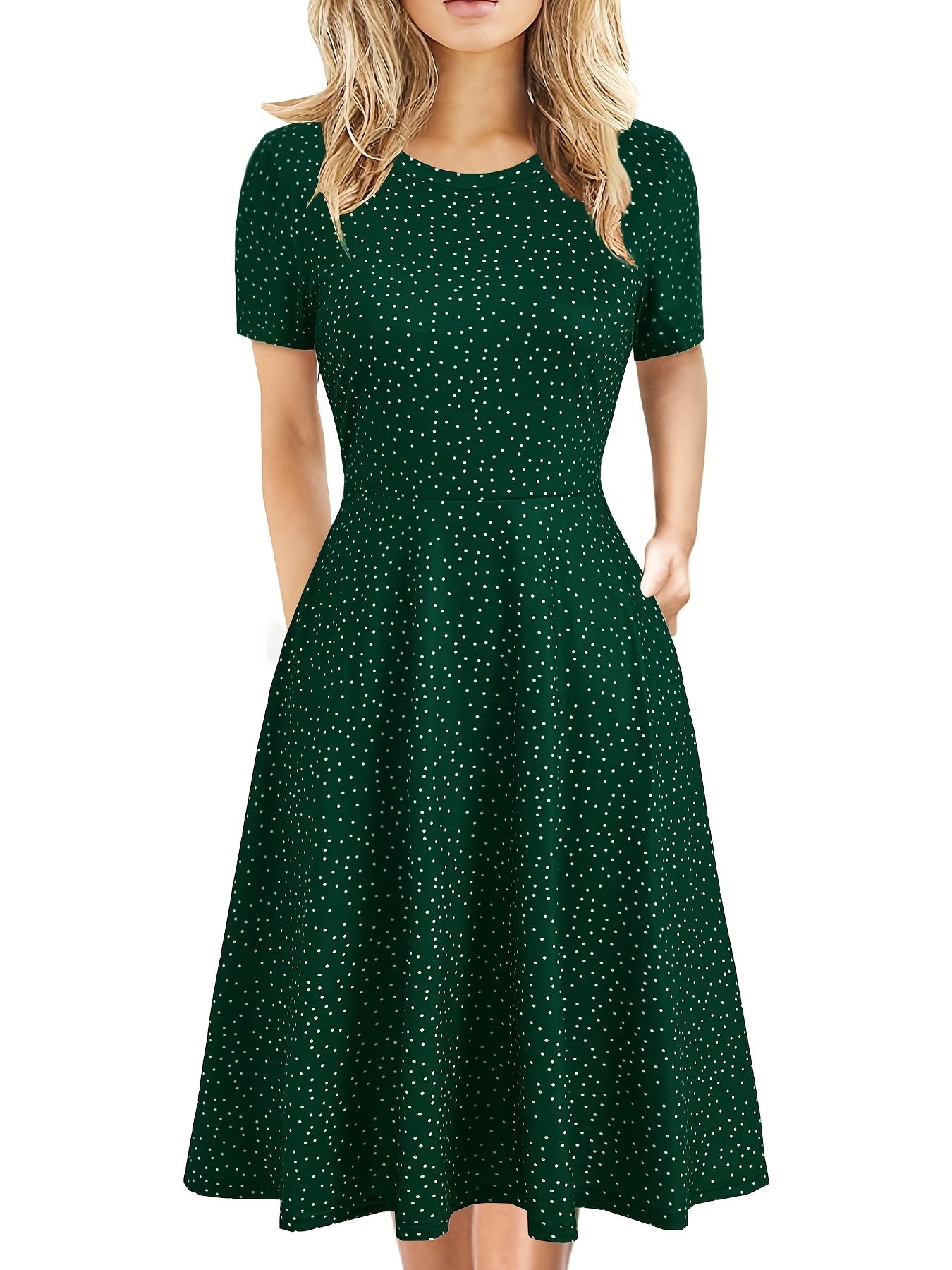 Evelyn Quinn - Retro A-Line Summer Dress