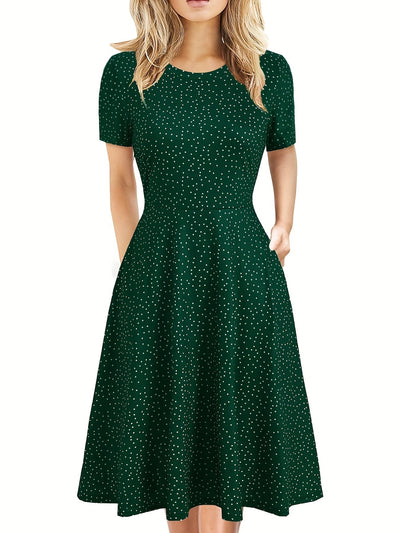 Evelyn Quinn - Retro A-Line Summer Dress