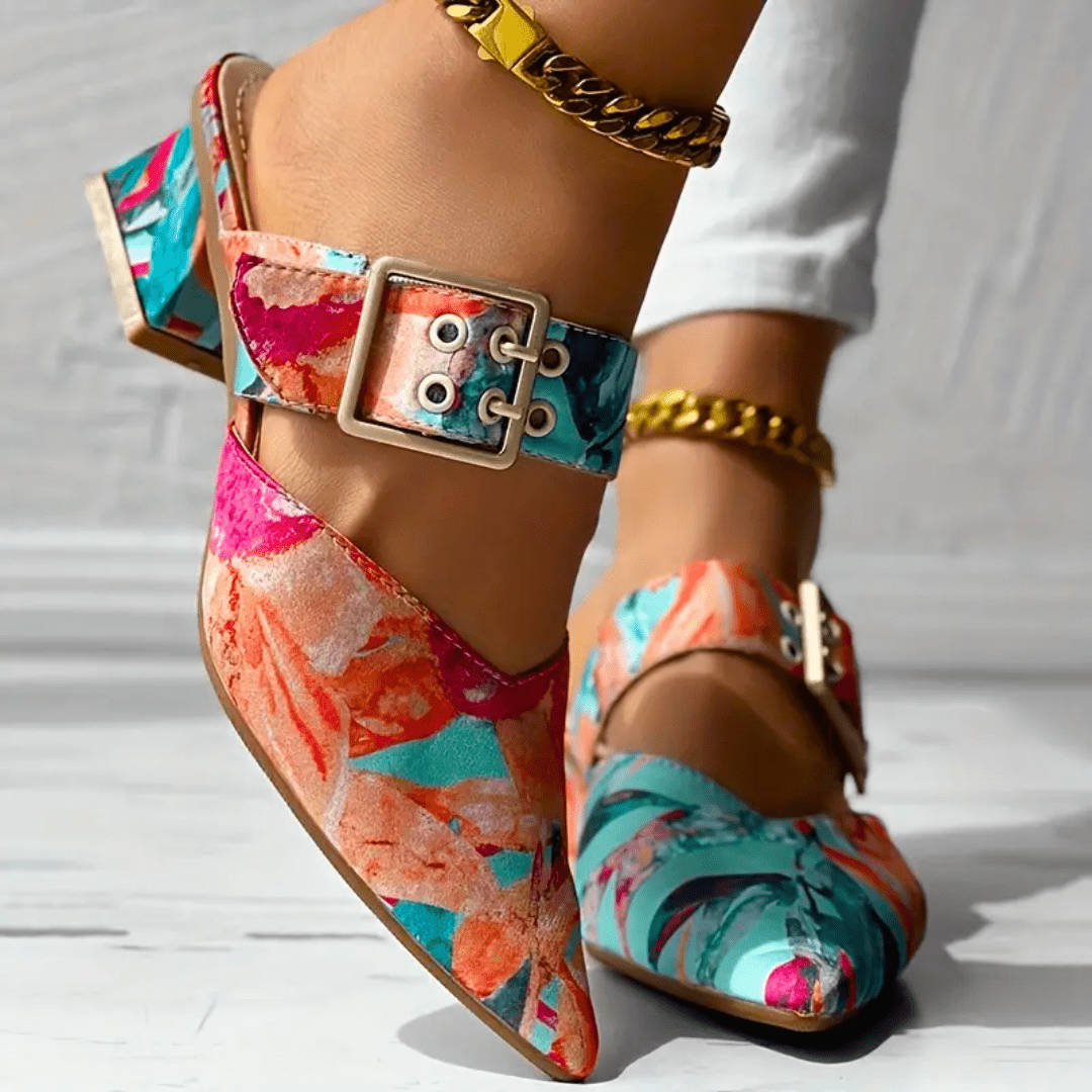 Bello - Brights Rainbow Heels