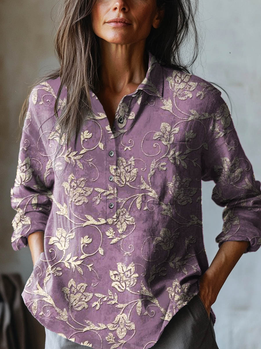 Irise | Floral Embroidered Shirt