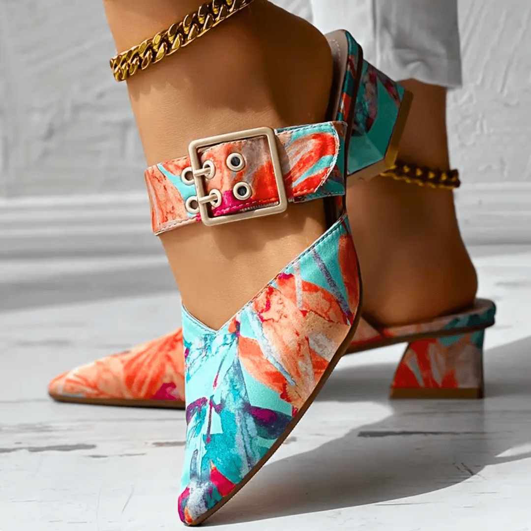 Bello - Brights Rainbow Heels