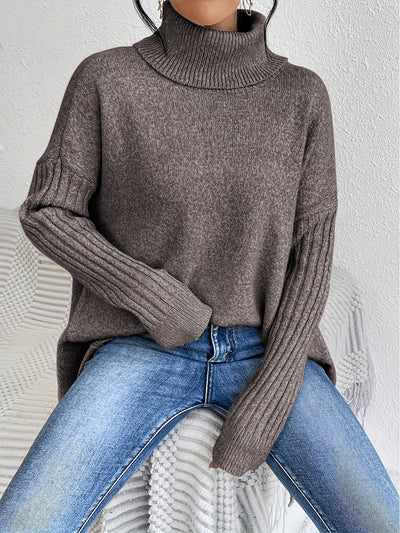 Isla - Cozy Turtleneck Oversized Sweater