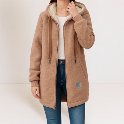 Lisa - Cozy Longline Hooded Jacket