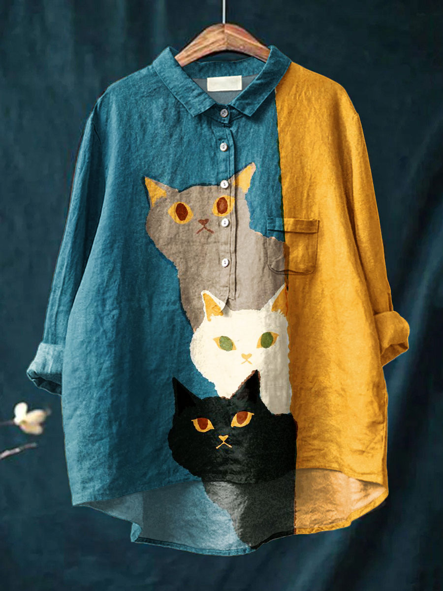Nora - Trio of Cats Shirt