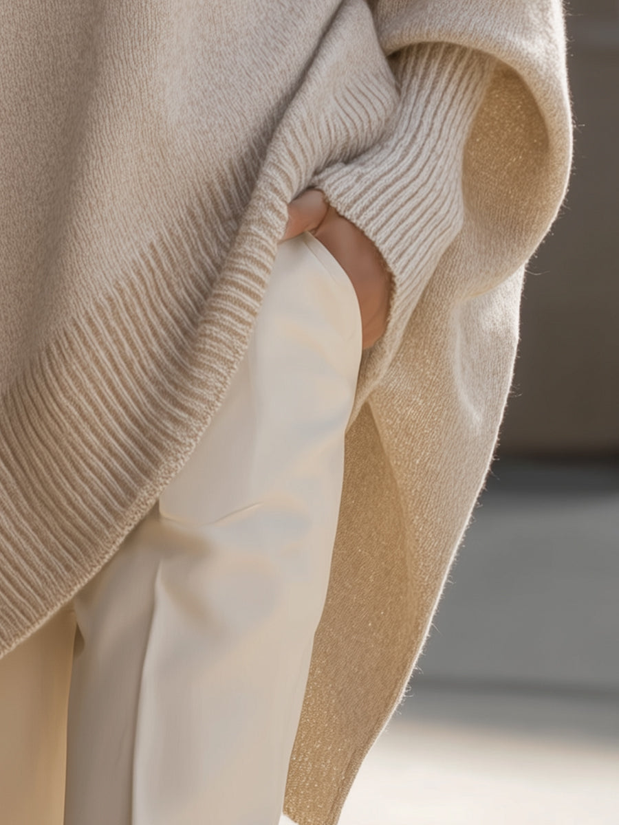 Clare - Chic Oversized Drape Sweater