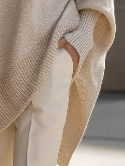 Clare - Chic Oversized Drape Sweater