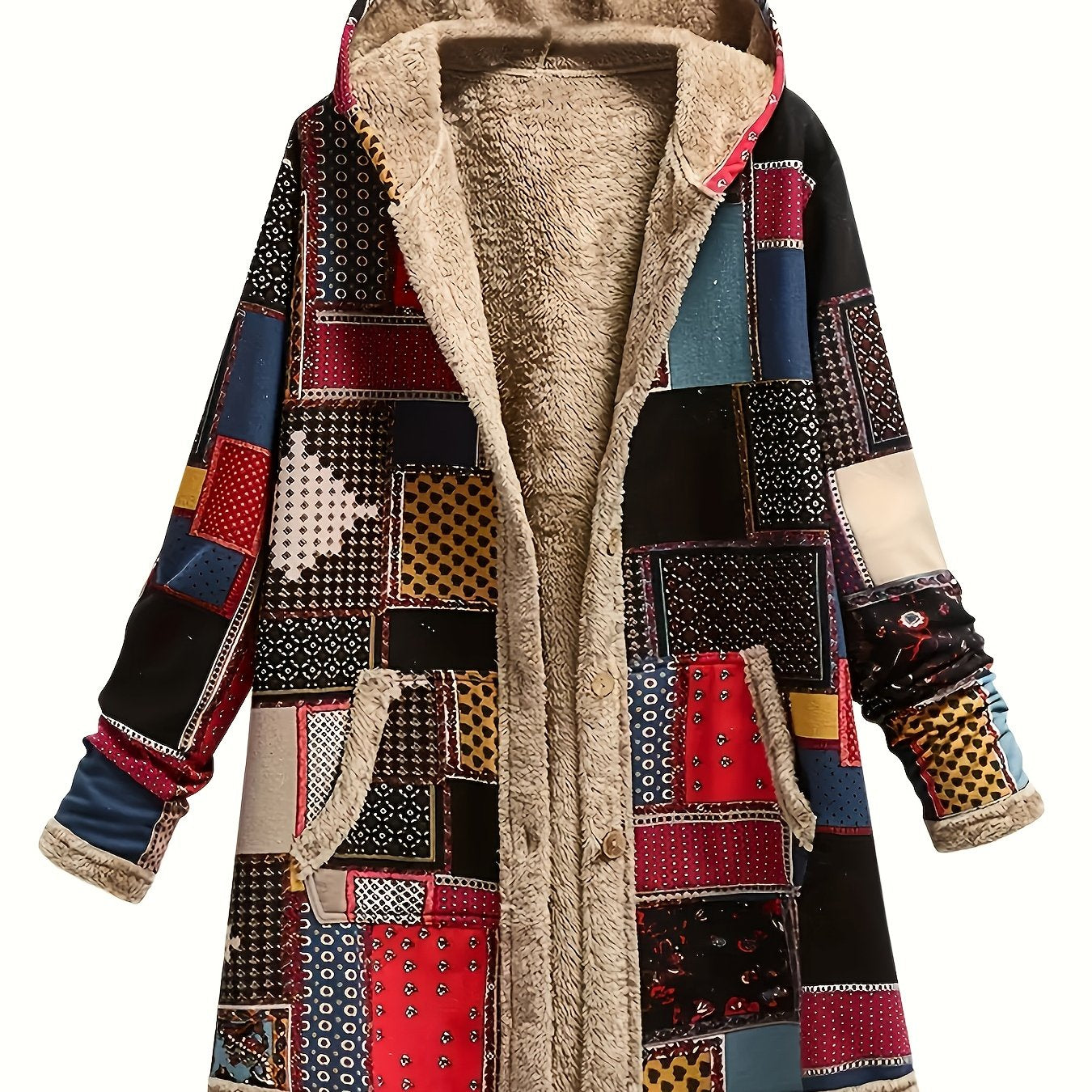 Maelle - Boho Patchwork Coat