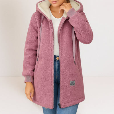 Lisa - Cozy Longline Hooded Jacket