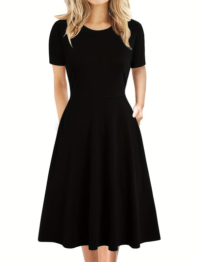 Evelyn Quinn - Retro A-Line Summer Dress