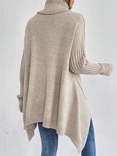 Isla - Cozy Turtleneck Oversized Sweater