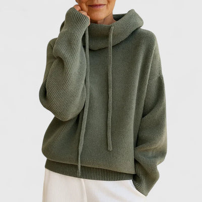 Marie - Cozy Knit Hoodie