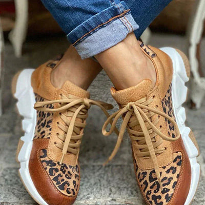 Ember - Comfortable Leopard Sneakers