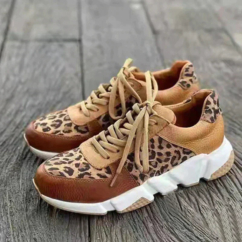 Ember - Comfortable Leopard Sneakers