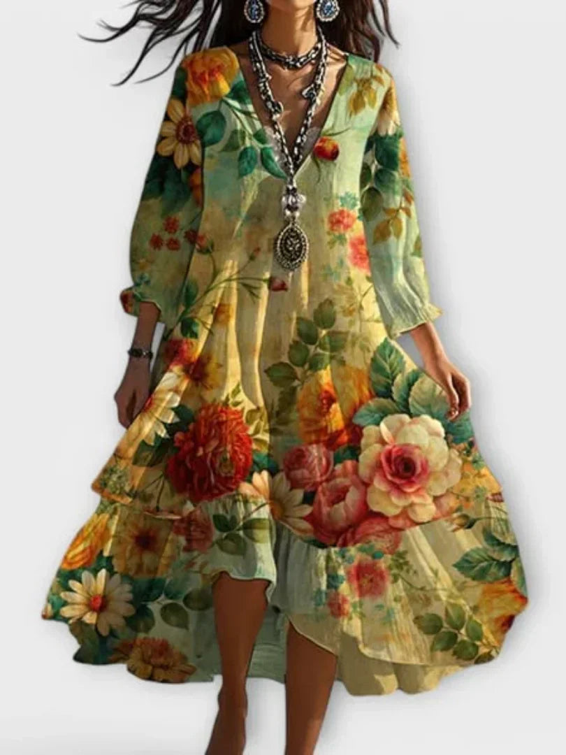 Luna - Blooming Boho Flow Dress
