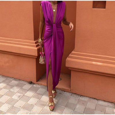 Elaine™ | Elegant V-Neck Dress