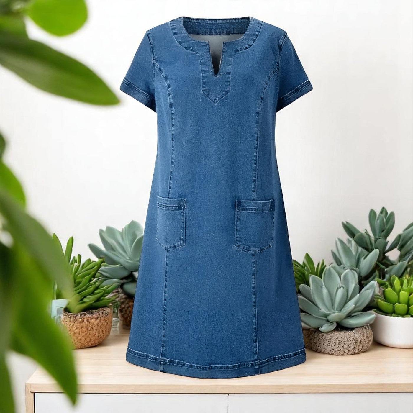 Juno - Soft Denim Dress