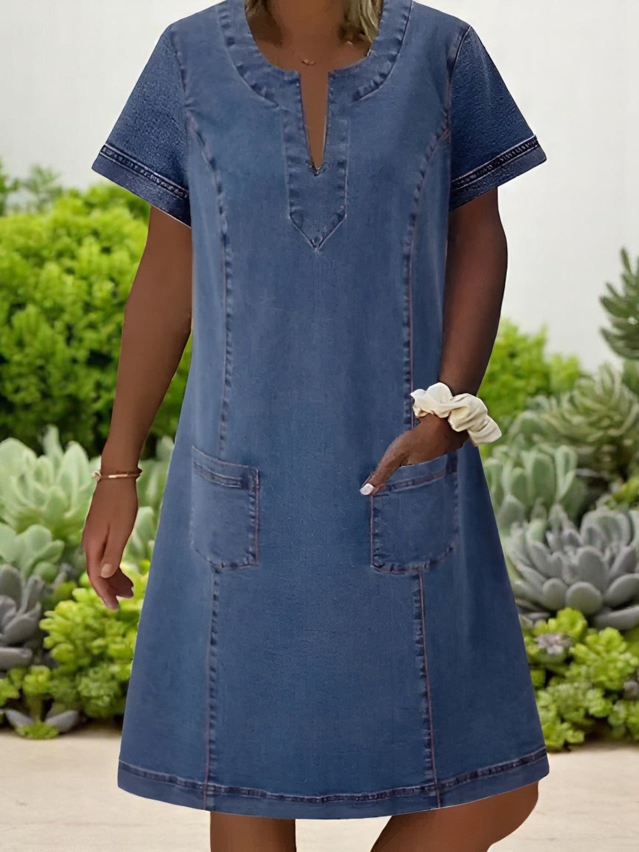 Juno - Soft Denim Dress