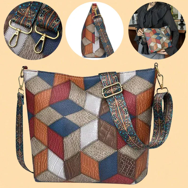 Viretti - Boho Patchwork Shoulder Bag