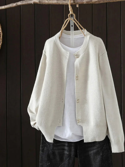 Elara - Classic Button-Up Cardigan