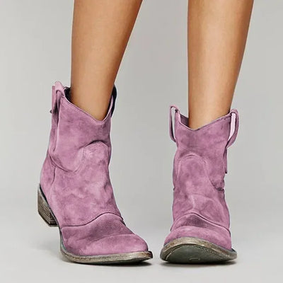 Camellia - Stylish Cowboy Boots