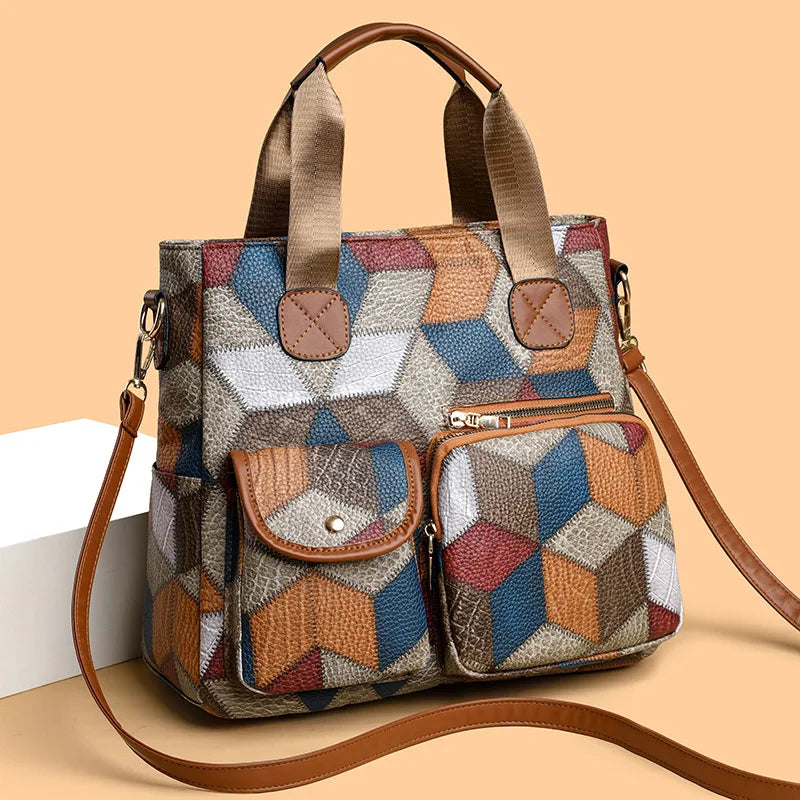 Viretti - Boho Patchwork Shoulder Bag