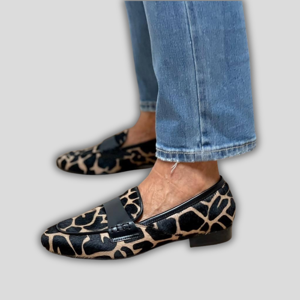Noemi - Animal Print Loafers