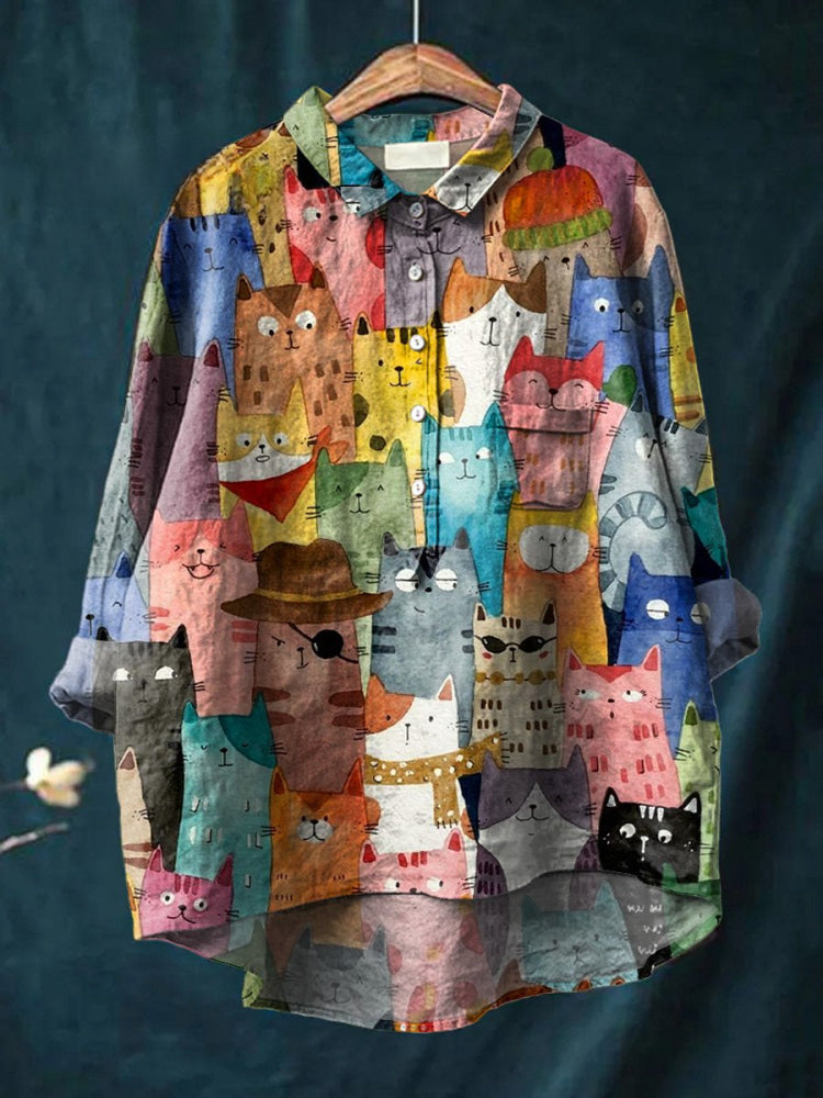 Clara - Whimsical Cats Shirt