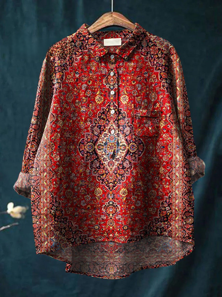 Amara - Timeless Tapestry Shirt