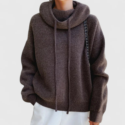 Marie - Cozy Knit Hoodie