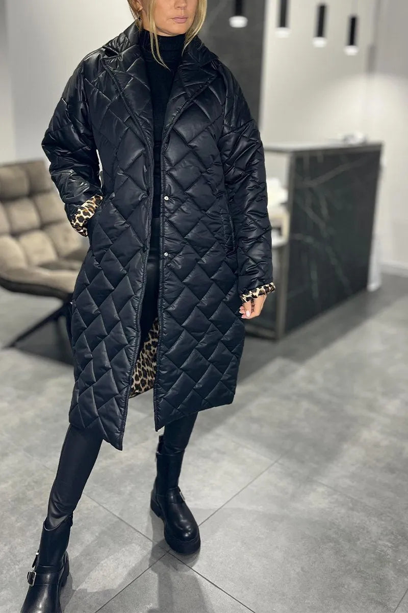Ofira - Reversible Quilted Longline Coat