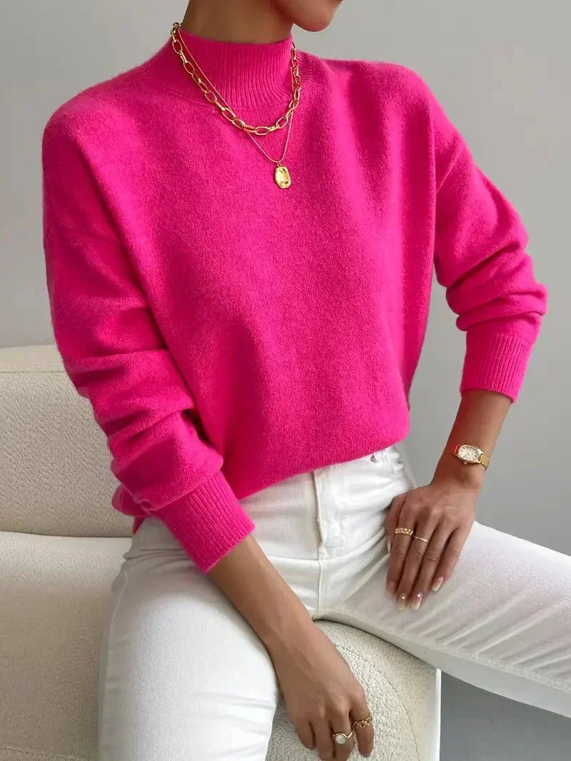 Yvonne - Classic High-Neck Sweater