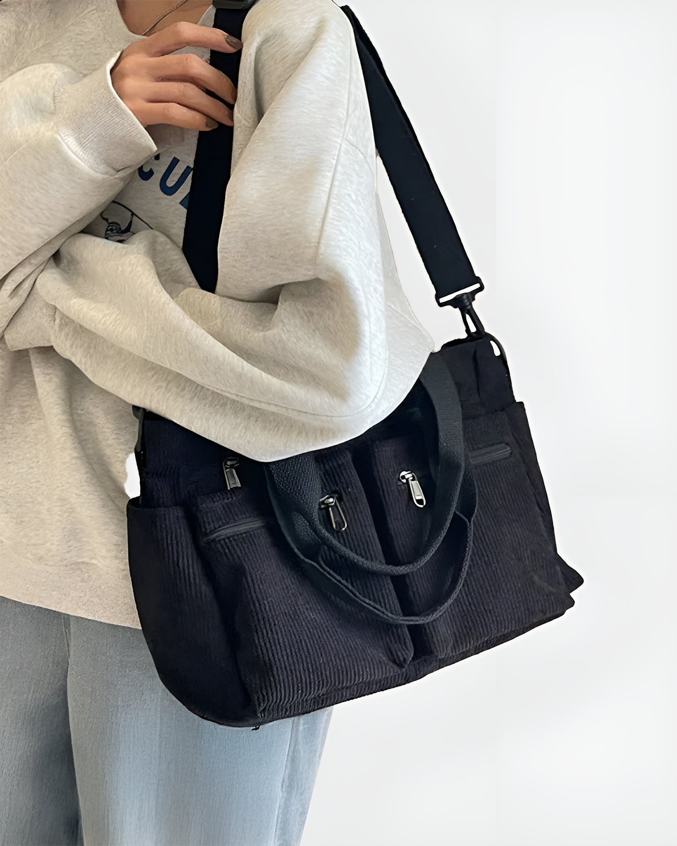 Less – Stylish Multi-Pocket Everyday Tote