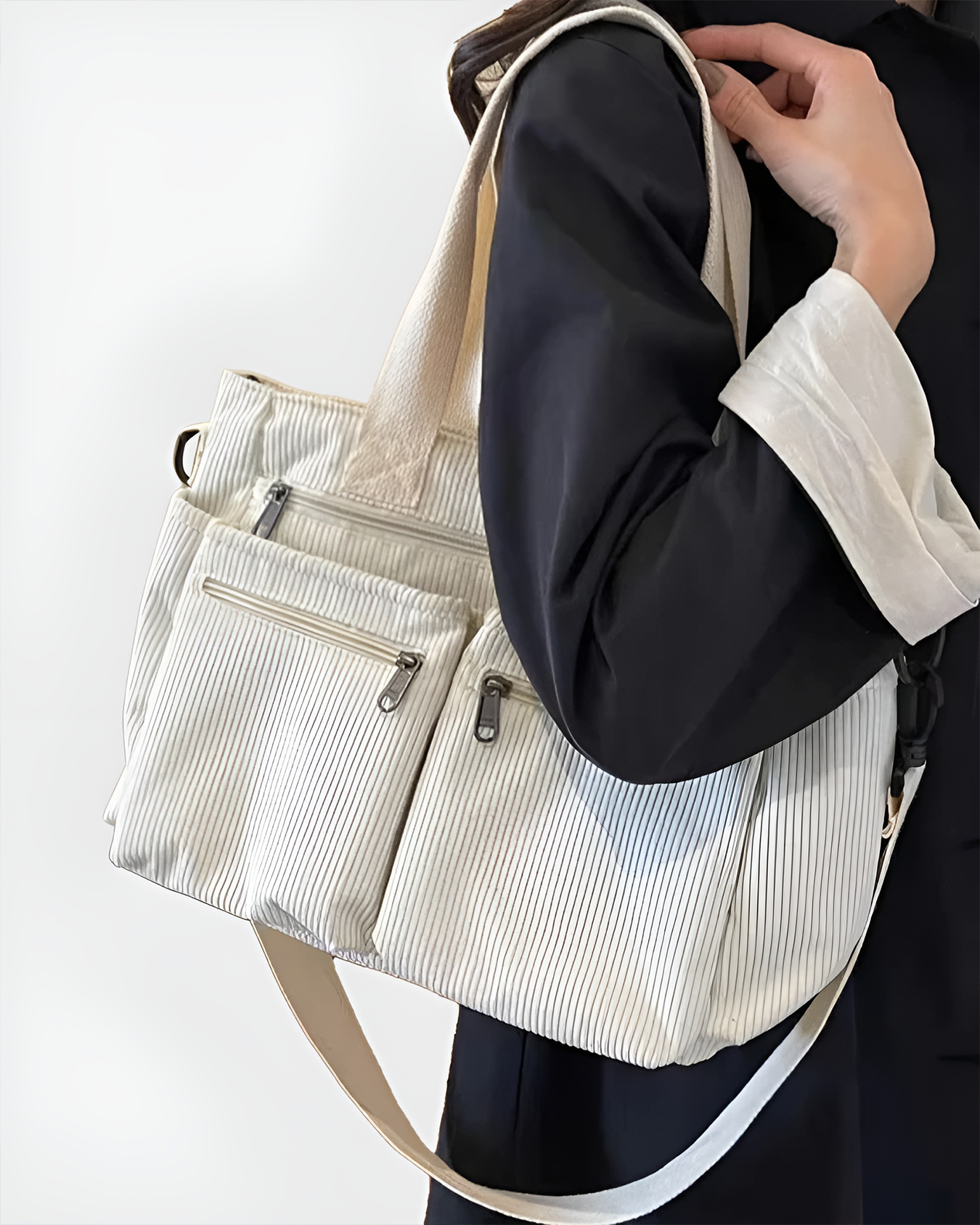 Less – Stylish Multi-Pocket Everyday Tote